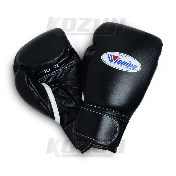 Boxing Gloves Training Punch Bag MMA Sparring by Javson- Black / White 10 Oz  - Bunnings Australia